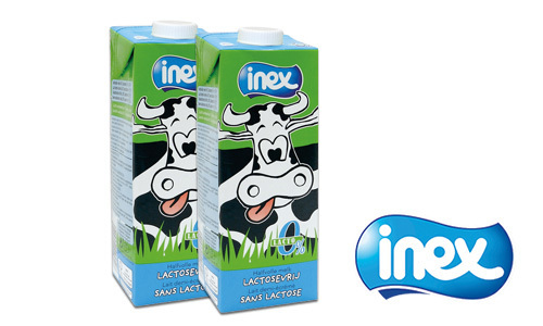 Lactosevrije melk Inex